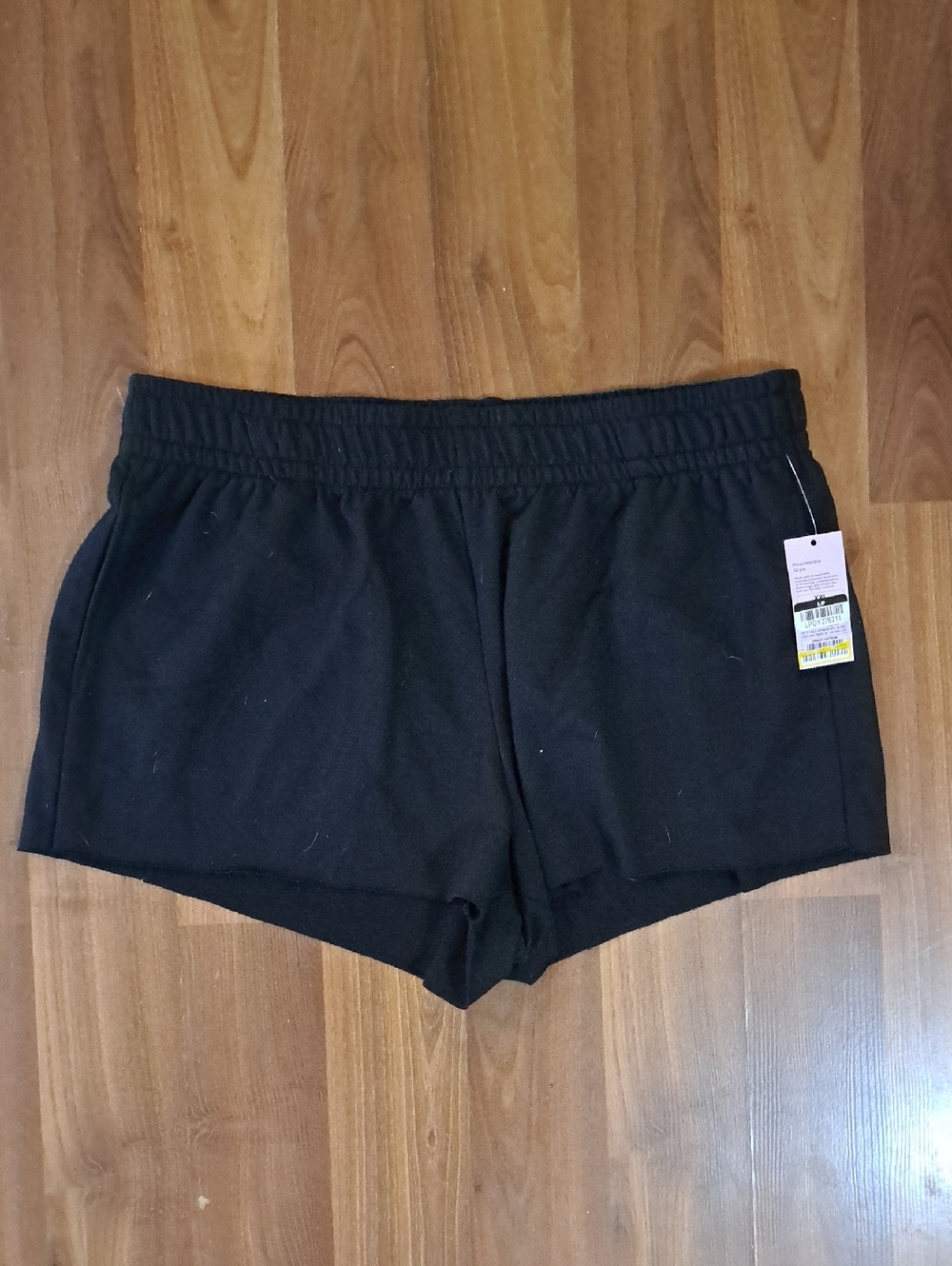 wild fable Black Athletic Elastic-Waist Shorts